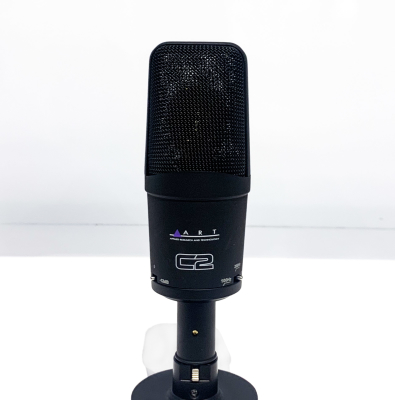 ART Pro Audio - C2 Cardioid Side Address Studio Microphone with Pad & Roll Off